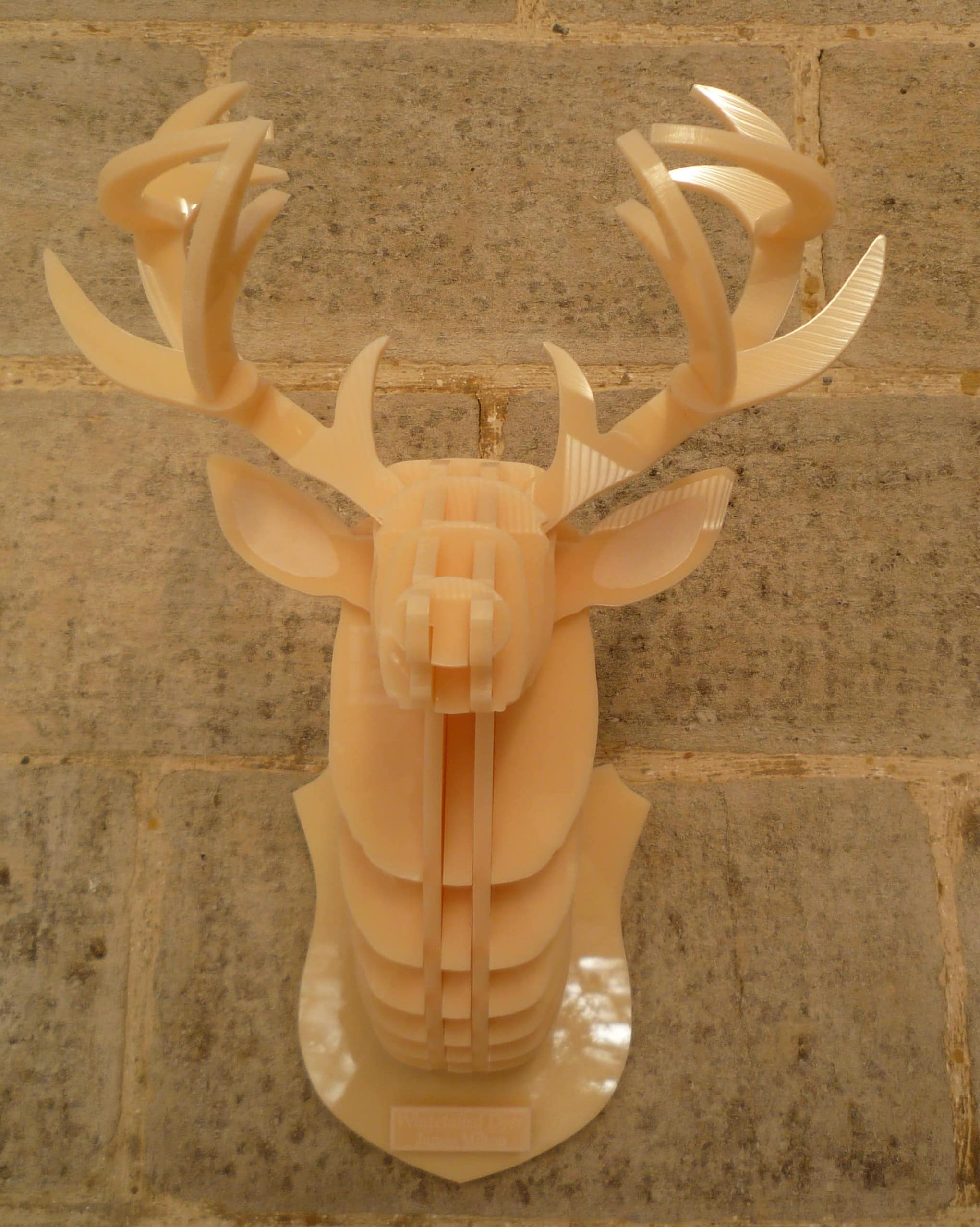 Laser Cut Wooden Deer Head